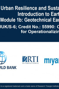Cover Image of the 2.2 Subject 2: Geotechnical Earthquake Engineering